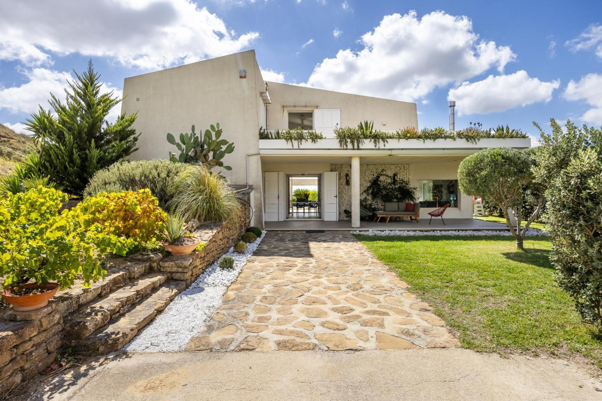 Villa Bonifato Vista Sulle Campagne E Sul Mare Siciliano Cozy House Italy Alcamo Exterior foto