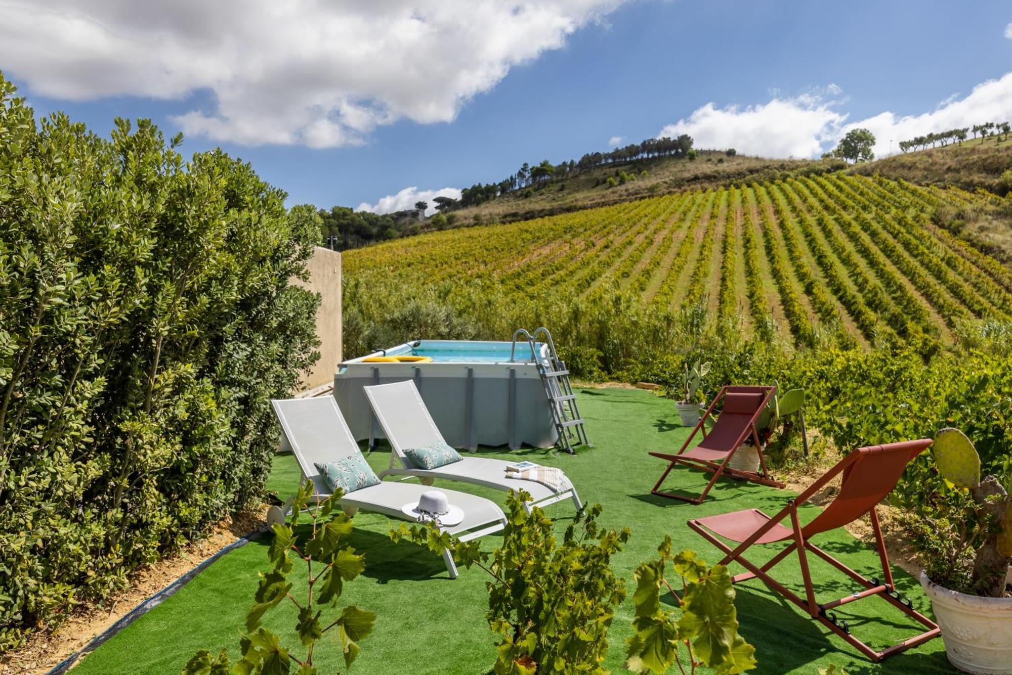Villa Bonifato Vista Sulle Campagne E Sul Mare Siciliano Cozy House Italy Alcamo Exterior foto